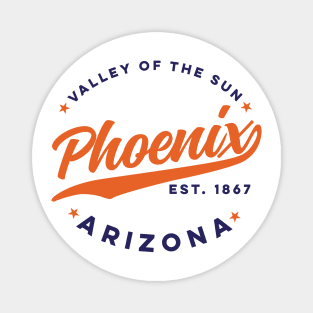 Vintage Phoenix Arizona Valley of the Sun Color City USA Magnet